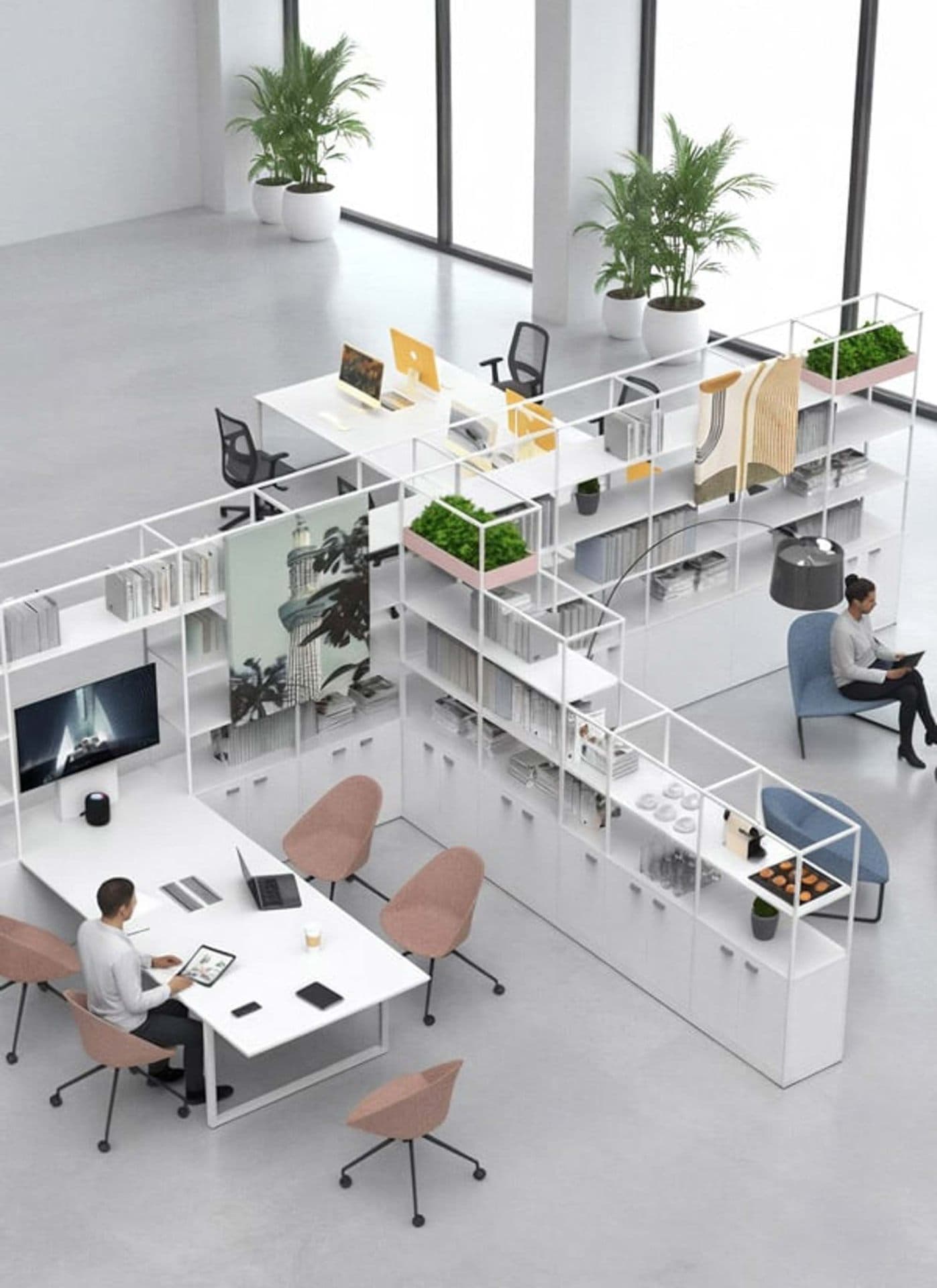Postazioni di lavoro Telebi in open space